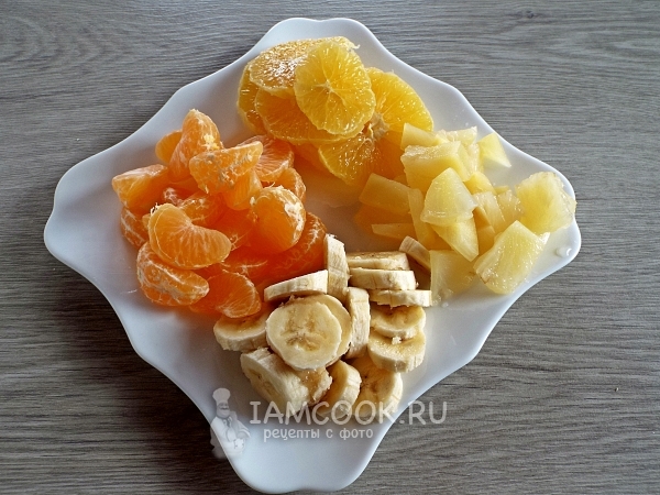 Порезать фрукты