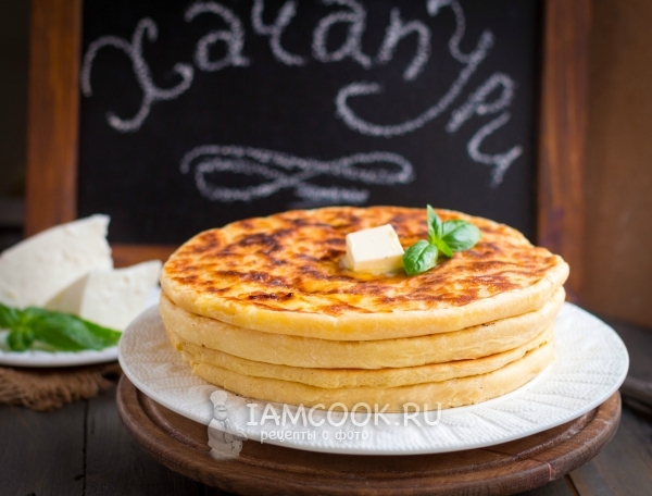 Фото хачапури с сыром на сковороде