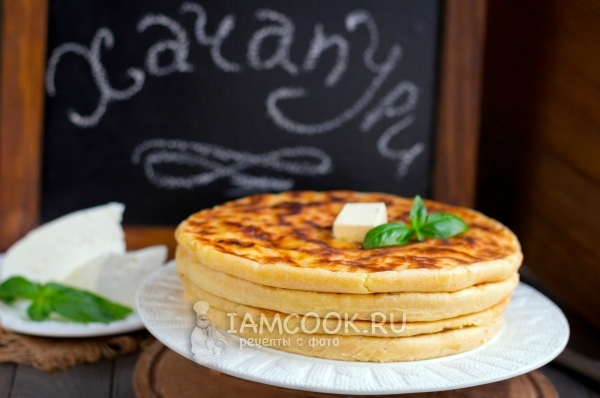 Рецепт хачапури с сыром на сковороде
