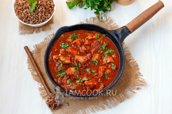 Рецепт подлива с мясом для гречки