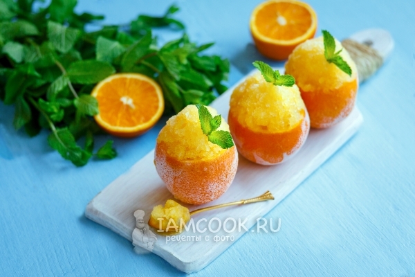 Рецепт апельсиновой граниты