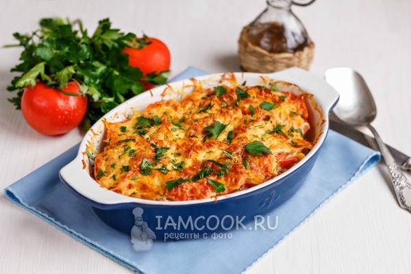 Фото мяса по-французски из курицы в духовке