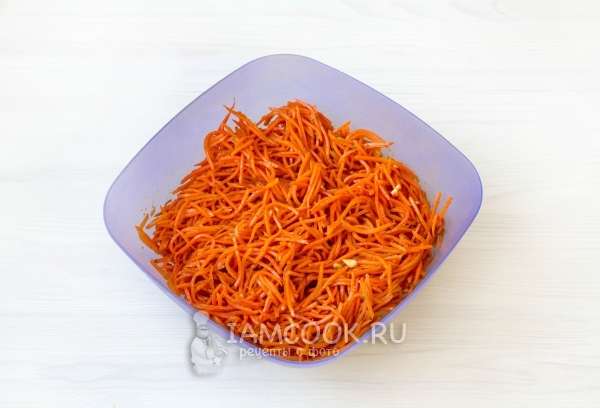 Корейский салат Морковча в домашних условиях