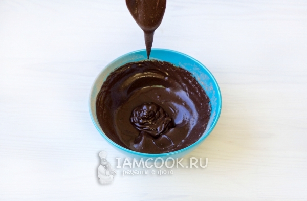 Готовая шоколадная глазурь для кексов
