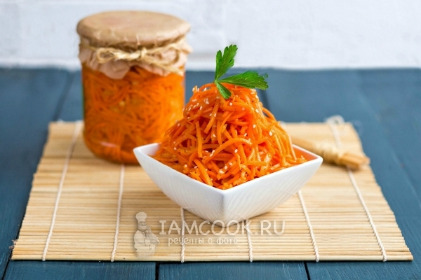 Рецепт моркови по-корейски на зиму