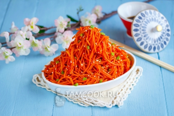 Рецепт корейского салата Морковча в домашних условиях