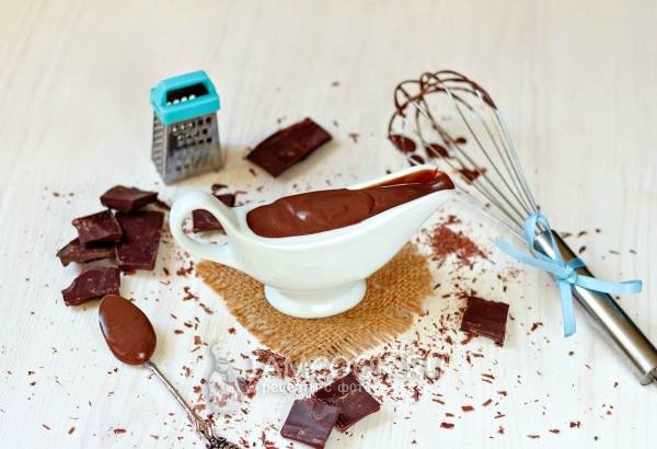 Вариант 1: Шоколадный крем для торта — пошаговый рецепт с фото