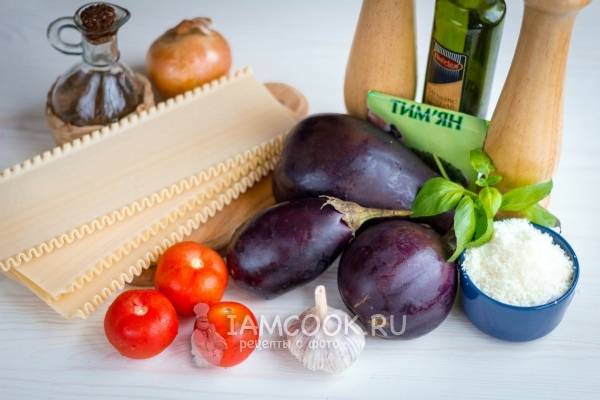 Овощная лазанья из баклажанов и цветной капусты