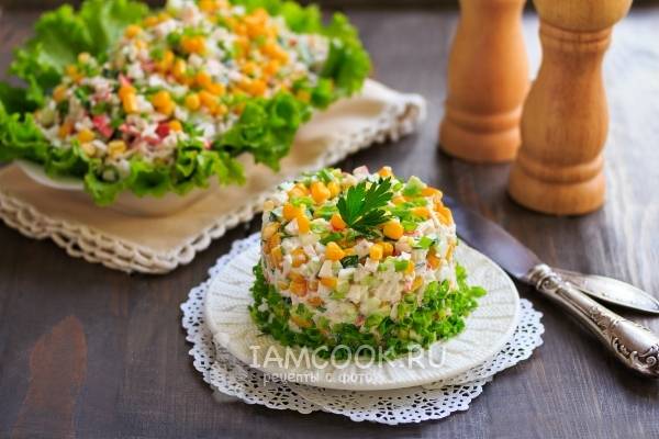 Самые красивые салаты на день рождения - рецепты с фото