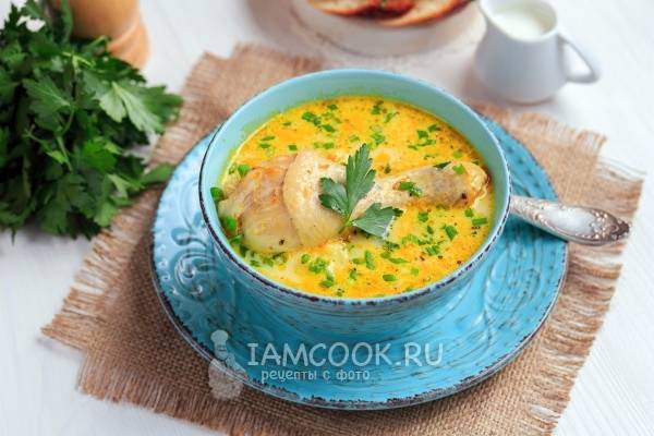 Сырный суп с курицей и грибами - 5 лучших рецептов с пошаговыми фото