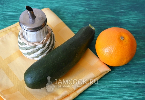 Ингредиенты для приготовления варенья из кабачков с апельсином на зиму