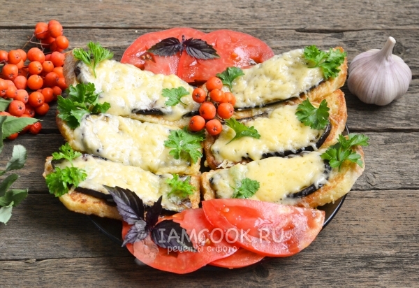 Фото бутербродов с баклажанами, помидорами и сыром
