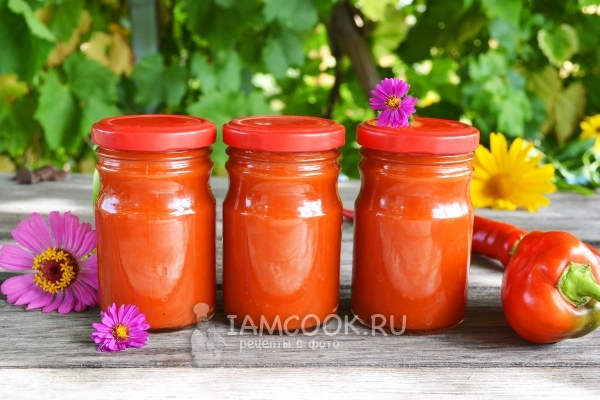 Рецепт кетчупа с болгарским перцем на зиму в домашних условиях