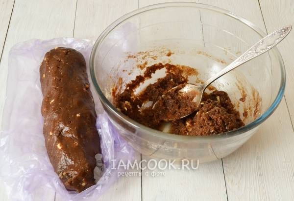 Шоколадная колбаса из печенья и какао [лучшие рецепты]