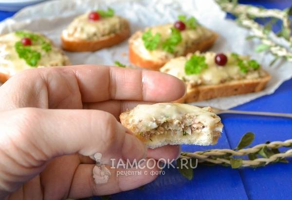 Бутерброды с сайрой, пошаговый рецепт на ккал, фото, ингредиенты - Veronika