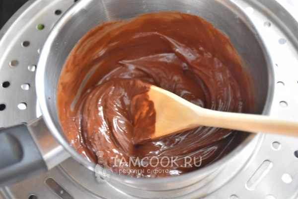 Растопить шоколад с маслом