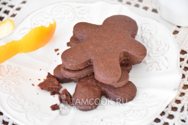 Рецепт шоколадного печенья с апельсиновой цедрой