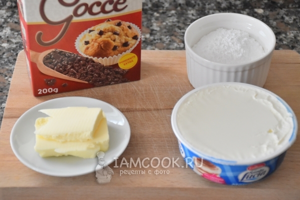 Ингредиенты для шоколадного крема для капкейков