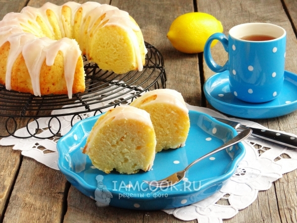 Фото лимонного кекса на кефире