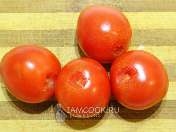 Удалить у помидора плодоножку
