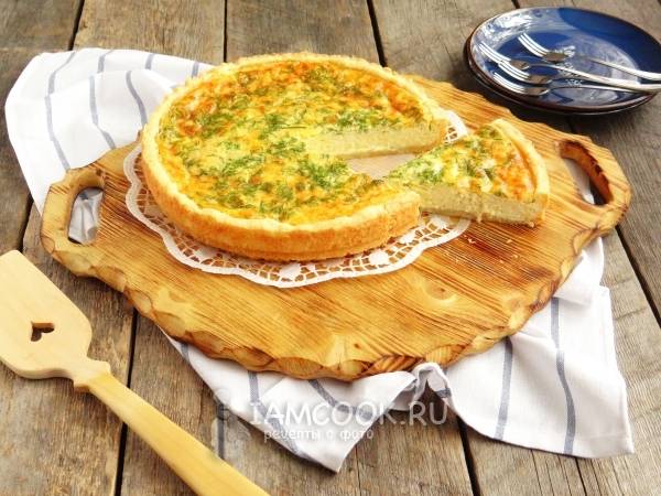 Сырный пирог — рецепт с фото и видео