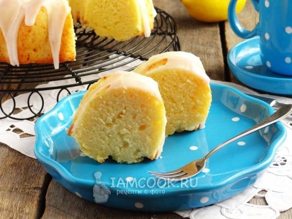 Лимонный кекс на кефире — рецепт с фото пошагово + отзывы
