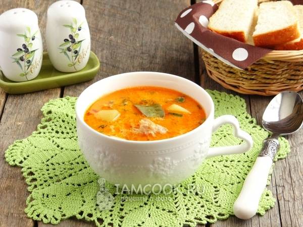 Суп из рыбных консервов (из горбуши) - пошаговый рецепт с фото на natali-fashion.ru