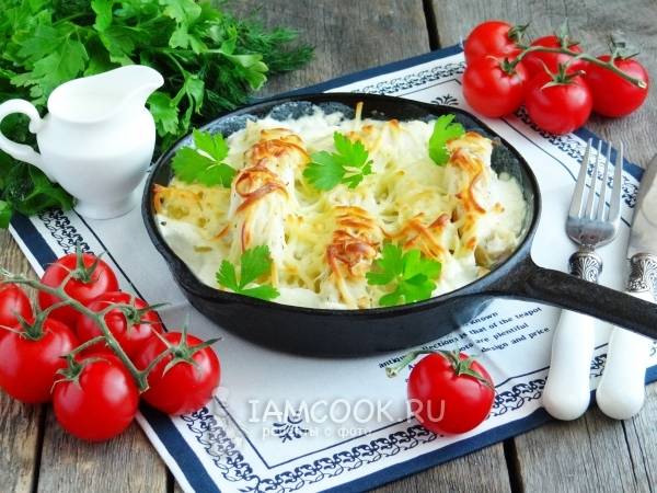 Треска с картофелем в духовке - пошаговый рецепт с фото на баштрен.рф