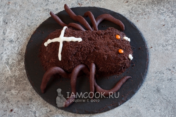 Фото торта «Паук» на Хэллоуин