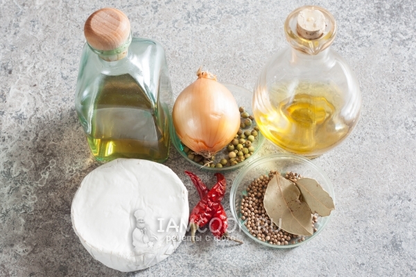 Ингредиенты для маринованного гермелина