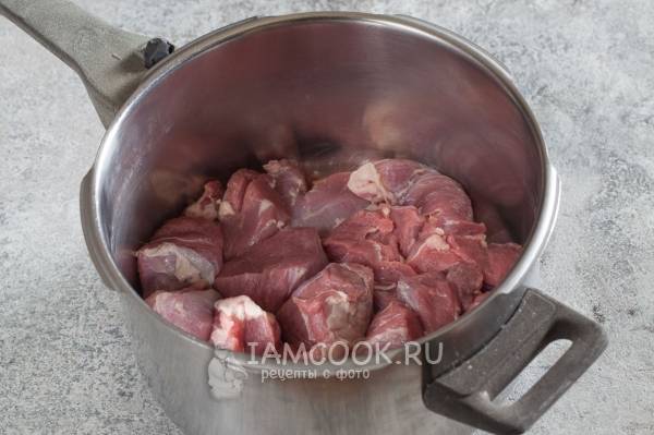 Чанахи из баранины в кастрюле (классический рецепт) — рецепт с фото