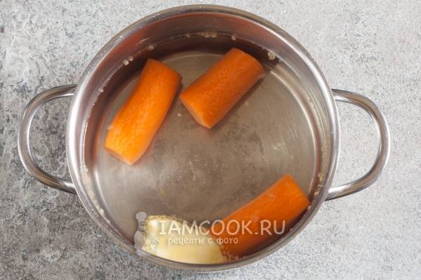 Рецепт жидкого салата из моркови и кокосовых сливок