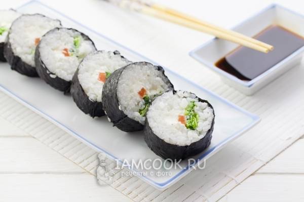 Рецепт суши с картинками – Роллы с кальмаром