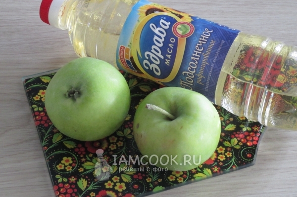 Ингредиенты для постного яблочного майонеза