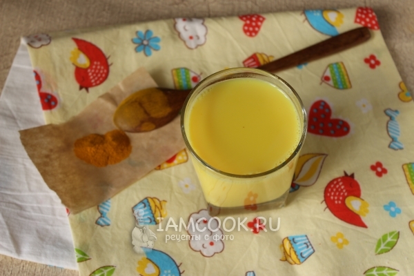 Рецепт золотого молока с куркумой