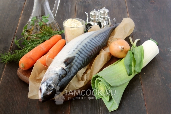 Ингредиенты для рыбных тефтелей в духовке