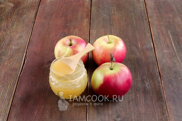 Ингредиенты для печеных яблок с медом в духовке