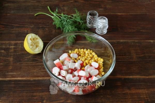 Салат из крабовых палочек и апельсинов рецепт – Греческая кухня: Салаты. «Еда»