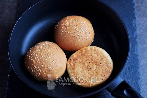 Котлеты для гамбургера – пошаговый рецепт приготовления с фото