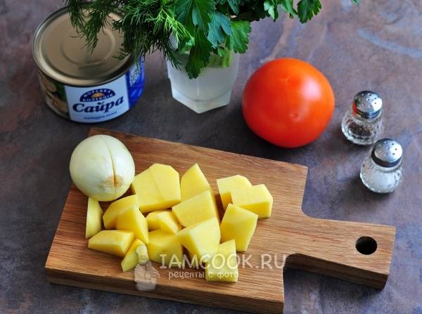 Уха из консервы сайры быстро и вкусно