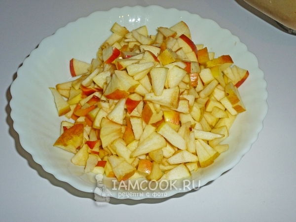 Порезать яблоки