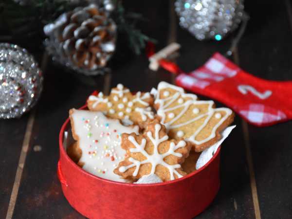 Медовое рождественское печенье – пошаговый рецепт приготовления с фото