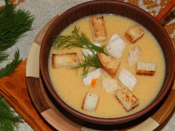 Пошаговый рецепт супа-пюре из курицы