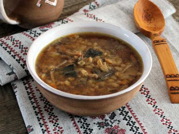 Суп из белых грибов с макаронами, пошаговый рецепт на ккал, фото, ингредиенты - Пчелка