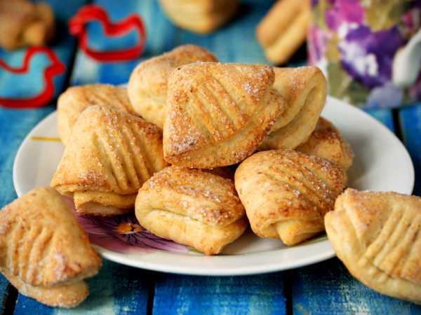 Творожное печенье «Гусиные лапки», пошаговый рецепт на ккал, фото, ингредиенты - Катерина