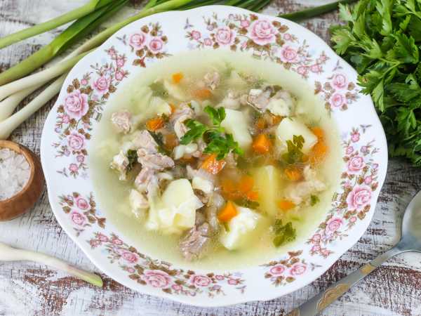 Детский суп из индейки с макаронами рецепт с фото пошагово - баштрен.рф