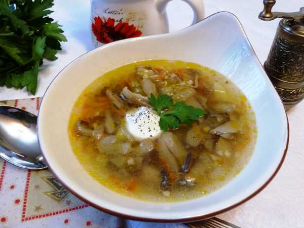 Суп из груздей (груздянка)