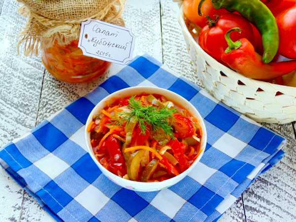 Вкусный салат на зиму из помидоров огурцов и болгарского перца