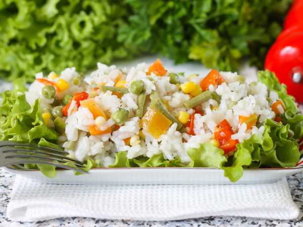 Как приготовить рис с замороженными овощами: пошаговый рецепт
