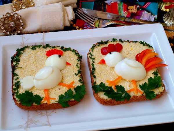 Детские бутерброды «Лесные зверята» – пошаговый рецепт приготовления с фото